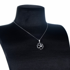 football pendant necklace