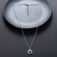 football pendant necklace