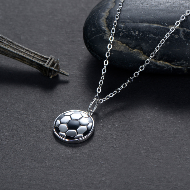 football pendant necklace