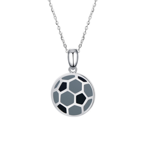 football pendant necklace