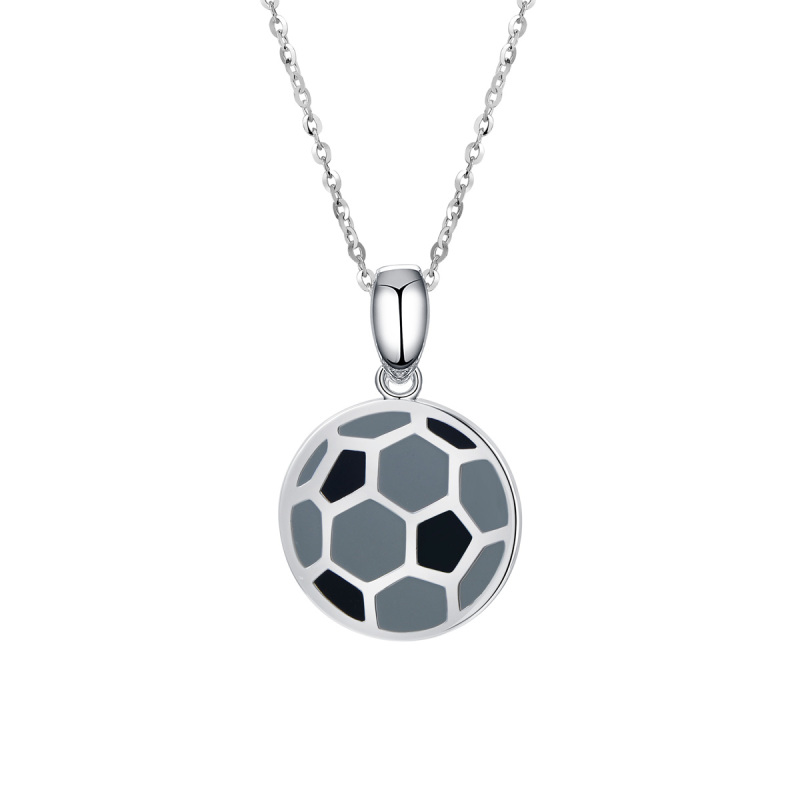 football pendant necklace