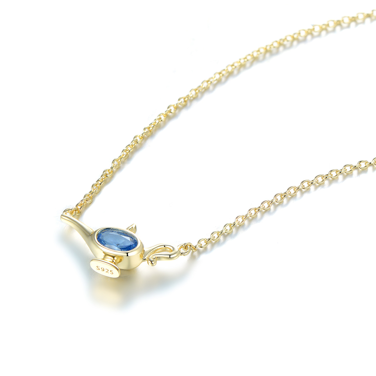 Mar. Birthstone Wonderful Lamp Necklace