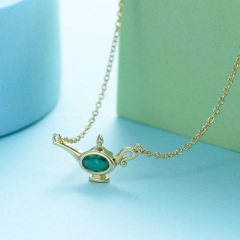May. Birthstone Wonderful Lamp Necklace