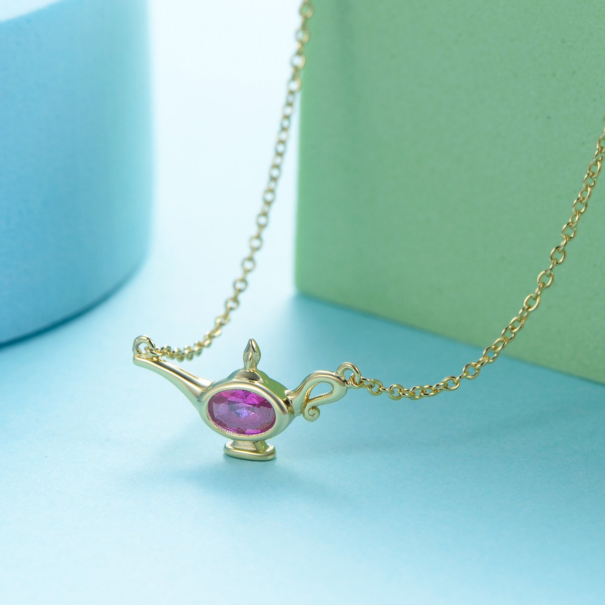 Jul. Birthstone Wonderful Lamp Necklace