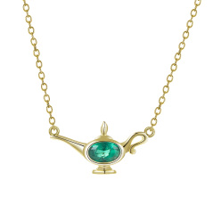 May. Birthstone Wonderful Lamp Necklace