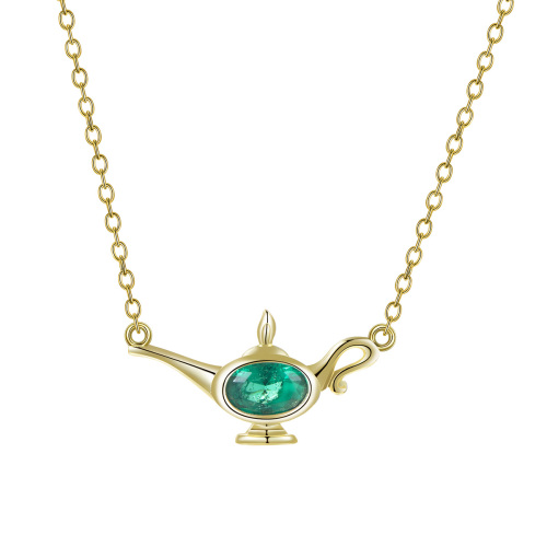 May. Birthstone Wonderful Lamp Necklace
