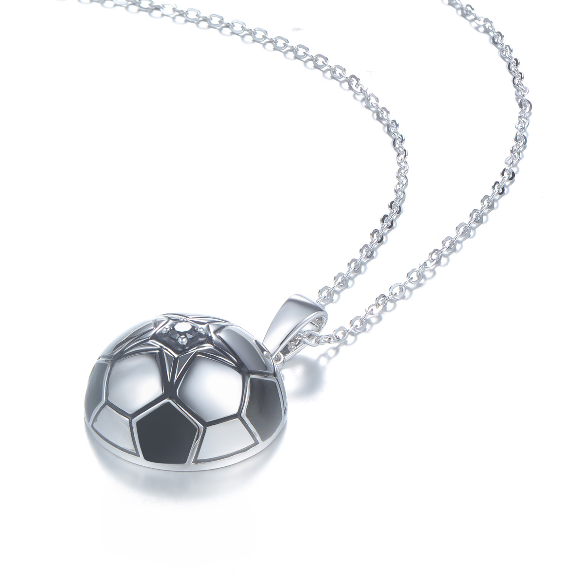 football pendant necklace