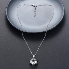football pendant necklace