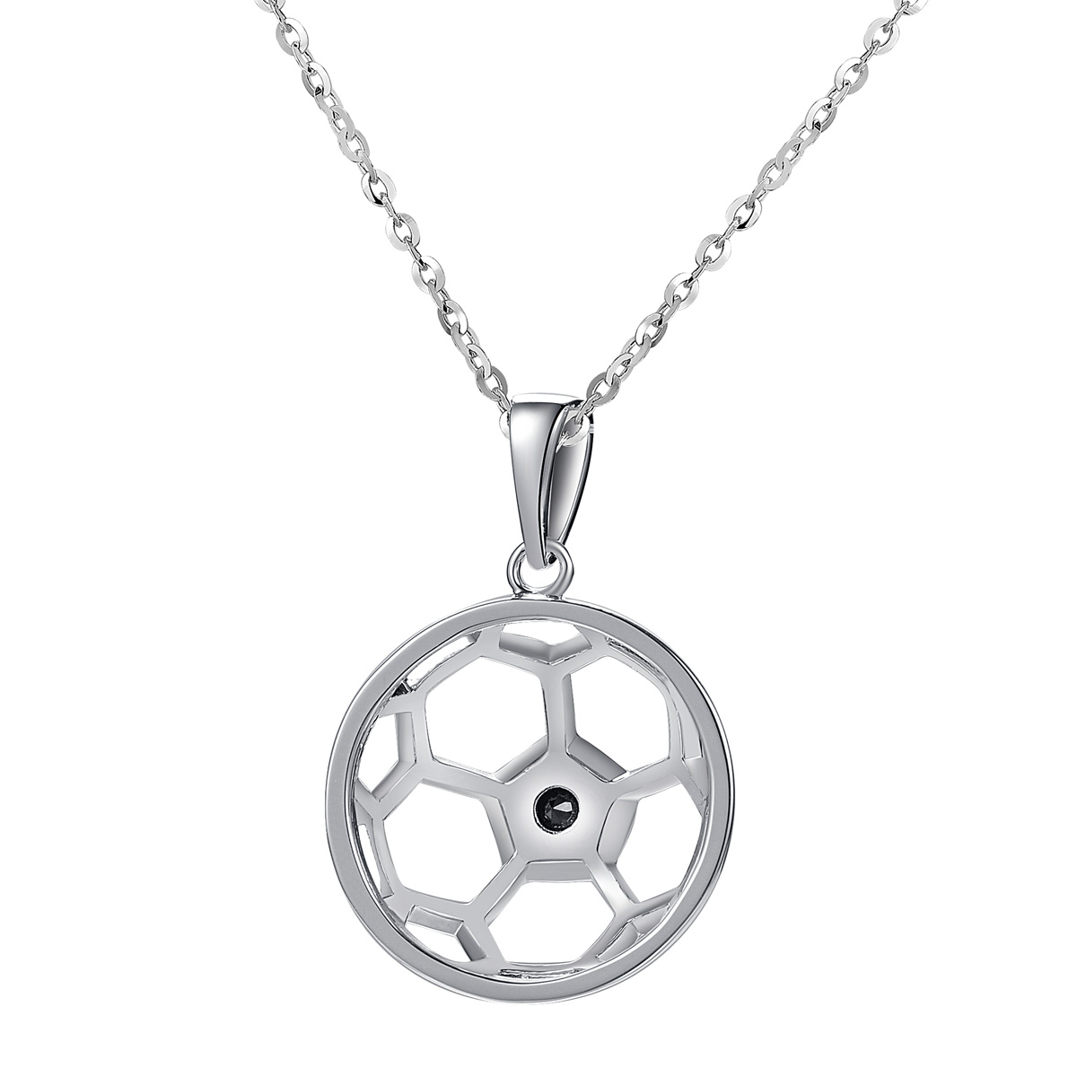 football pendant necklace