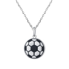 football pendant necklace