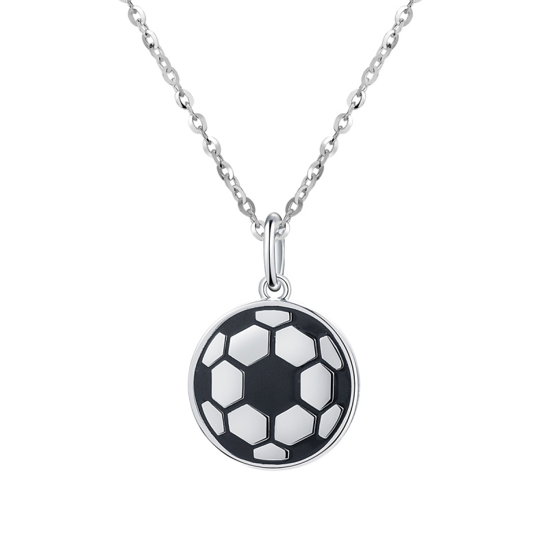 football pendant necklace