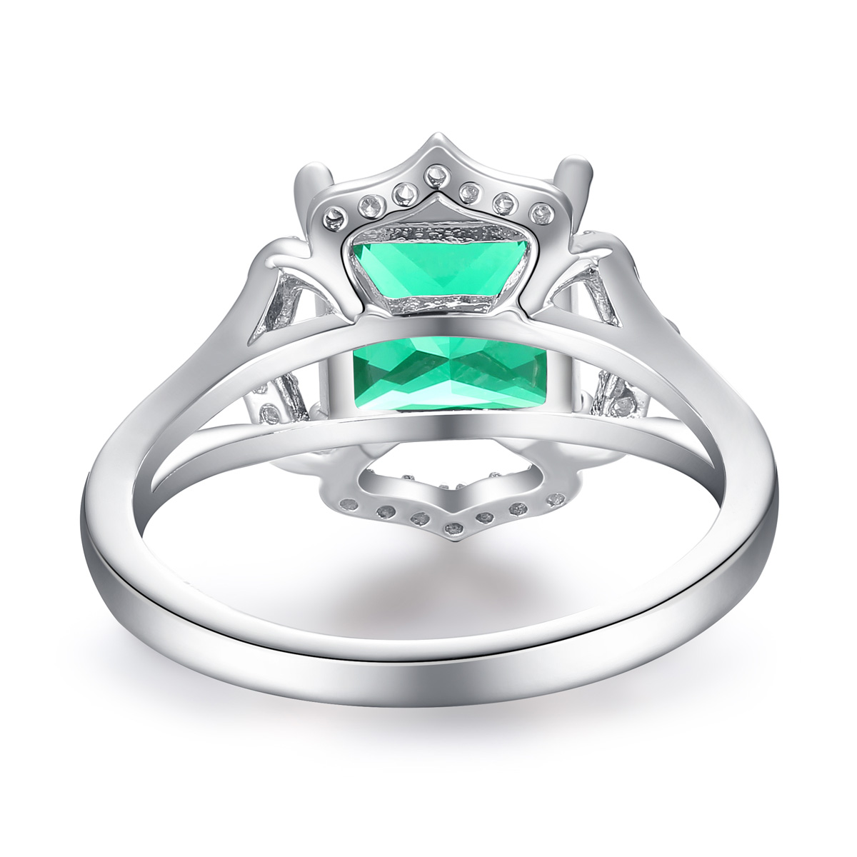 Green gemstone ring