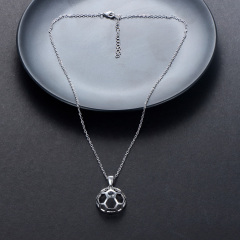 football pendant necklace