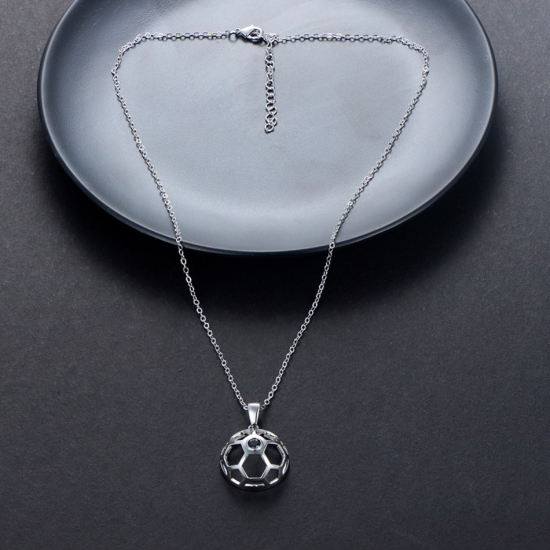 football pendant necklace