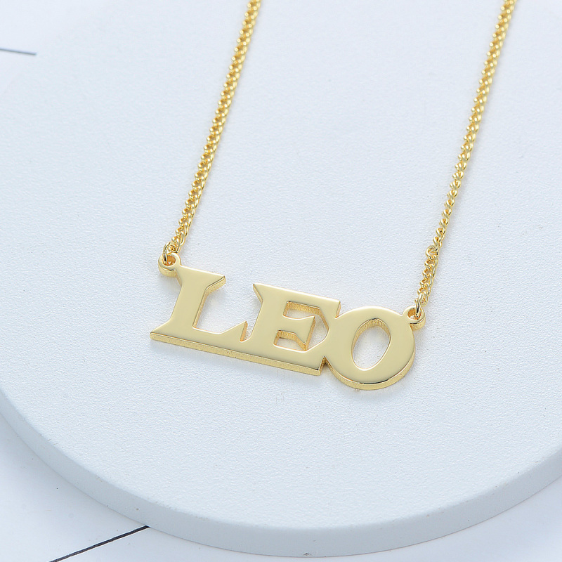 Custom Name Letter Necklace