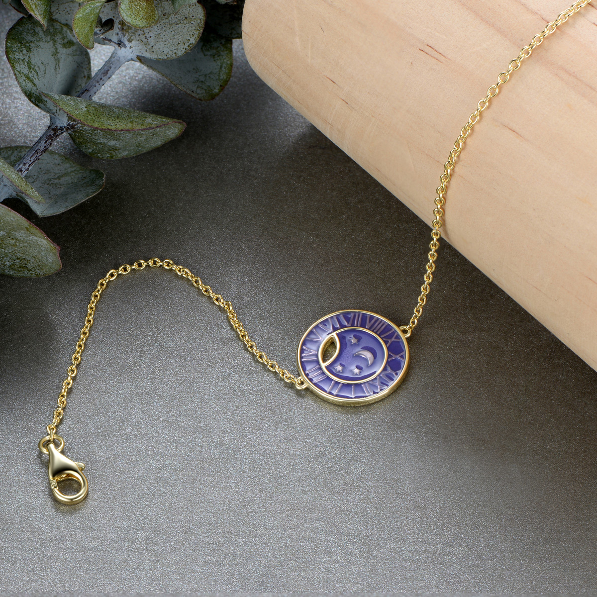 the stars moon clock bracelets