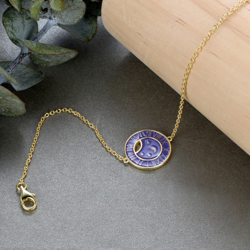 the stars moon clock bracelets