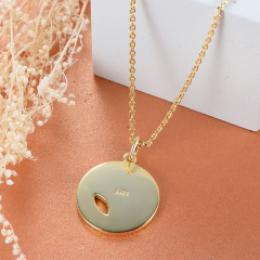 stars moon clock pendant necklace
