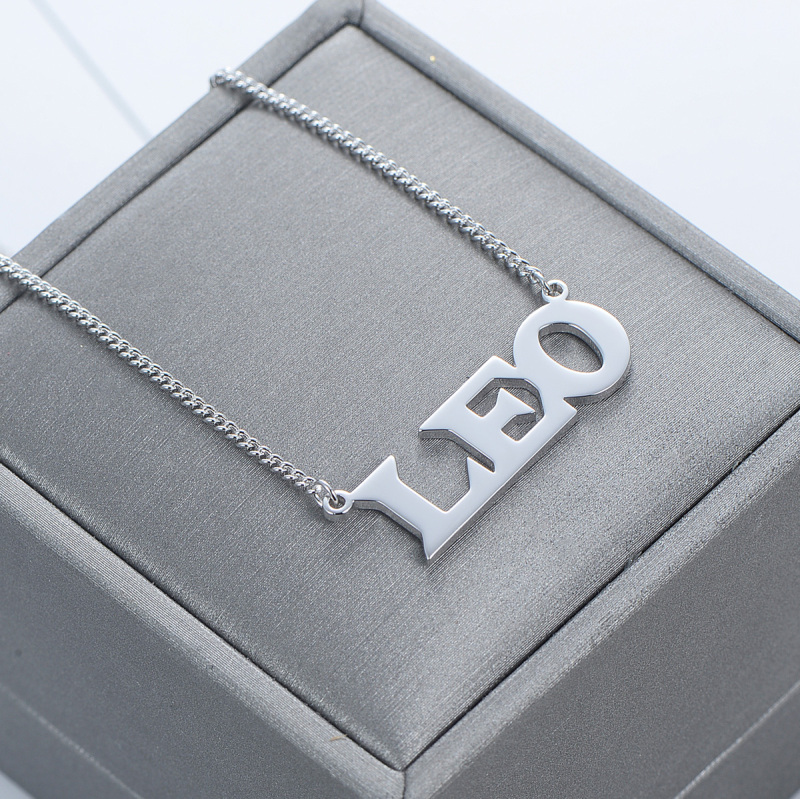 Custom Name Letter Necklace