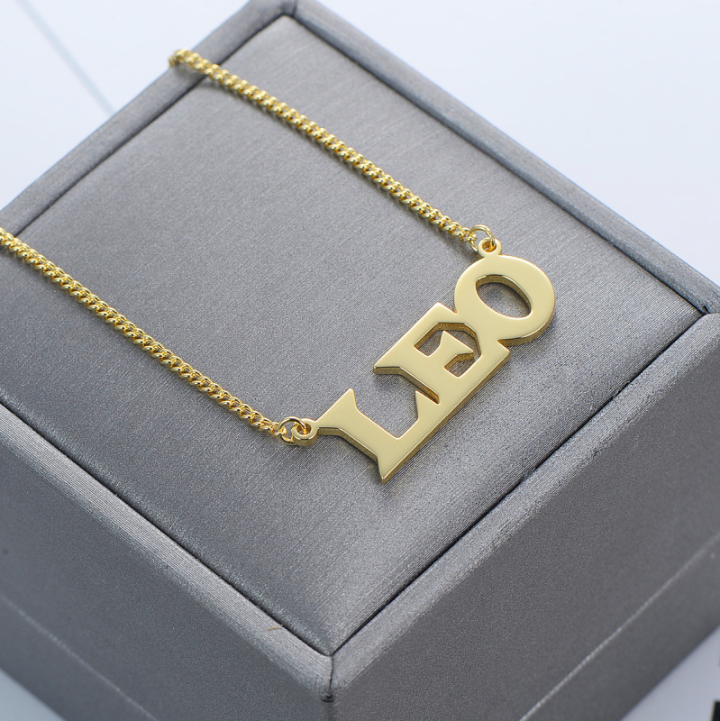 Custom Name Letter Necklace