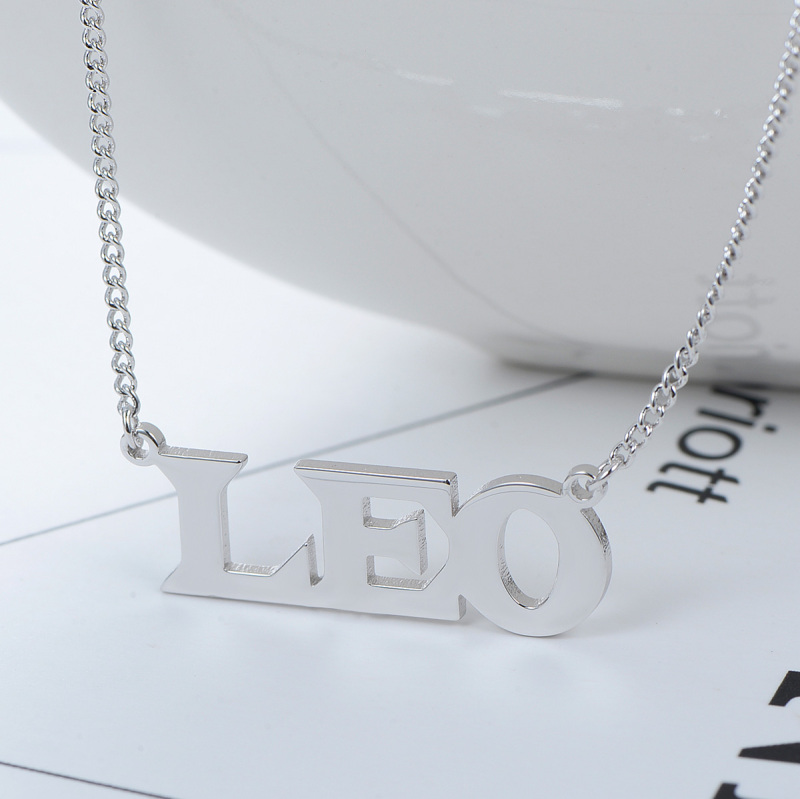 Custom Name Letter Necklace