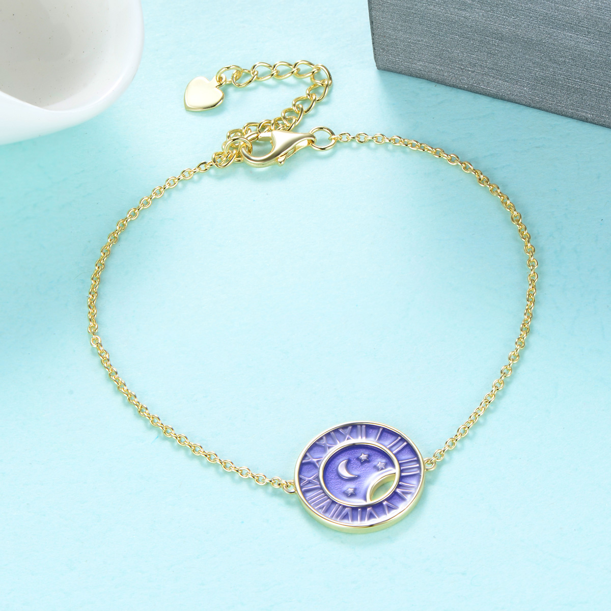 the stars moon clock bracelets