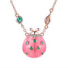 beetle pendant necklace