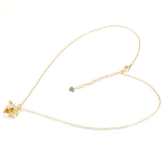 honey bee pendant necklace