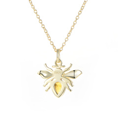 honey bee pendant necklace