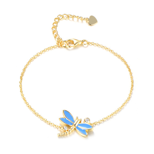 golden dragonfly bracelets
