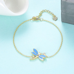 golden dragonfly bracelets