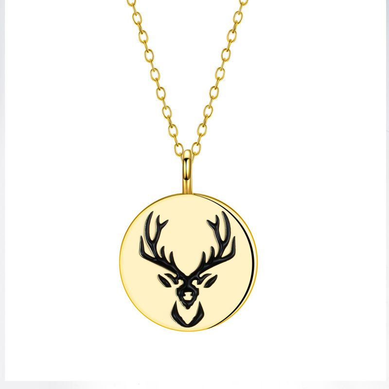 deer pendant necklace
