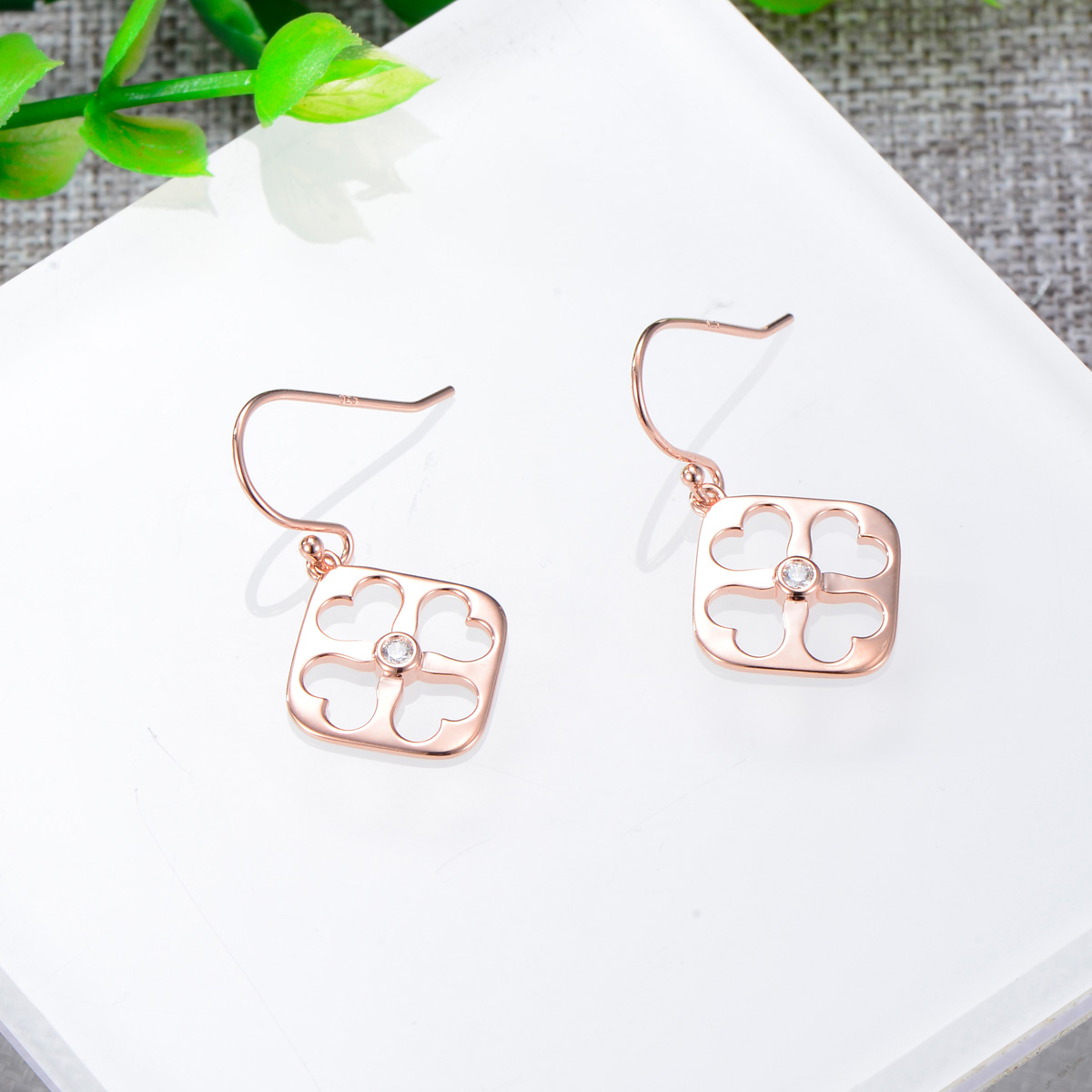 Four Leaf Clover HooK Earrings