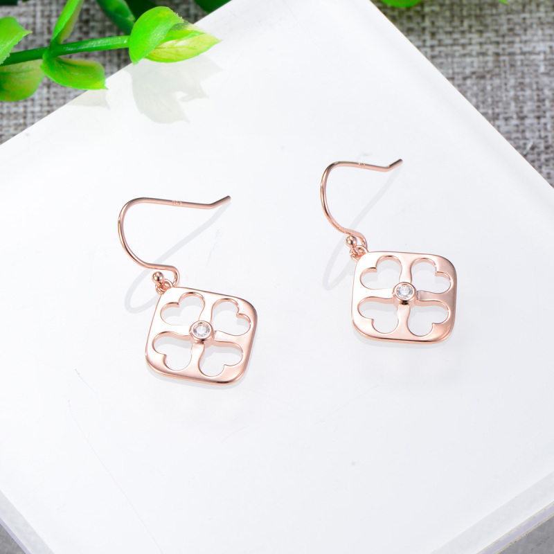 Four Leaf Clover HooK Earrings