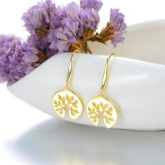 tree of live hook earrings