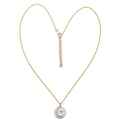 crescent pendant necklace