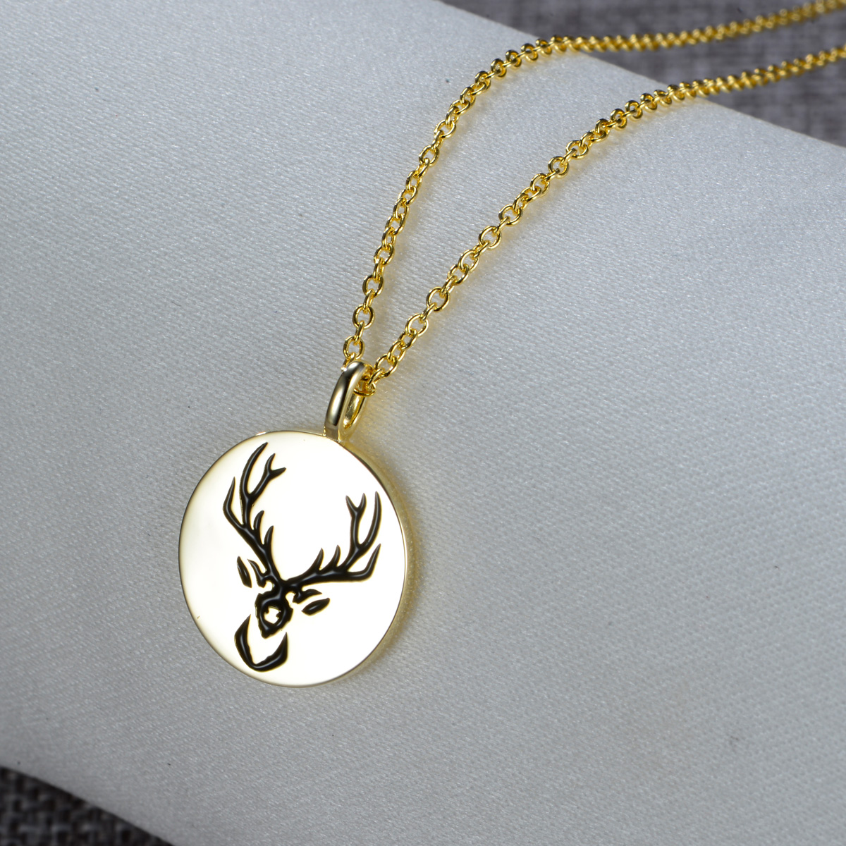 deer pendant necklace