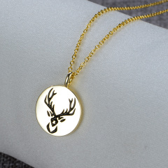 deer pendant necklace
