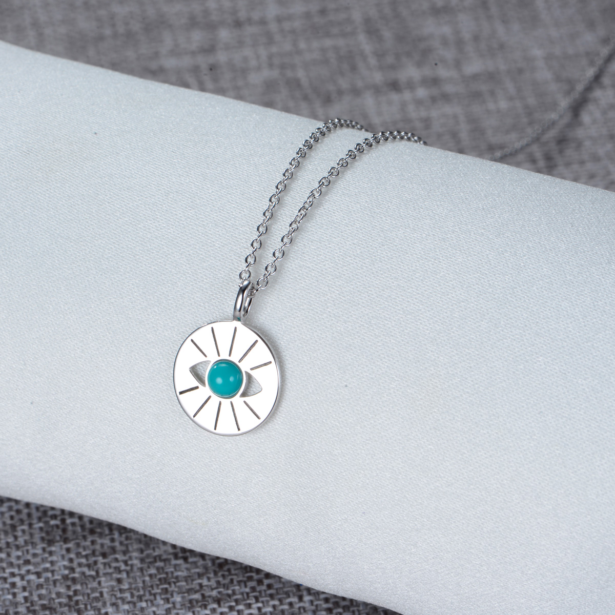evil eye pendant necklace