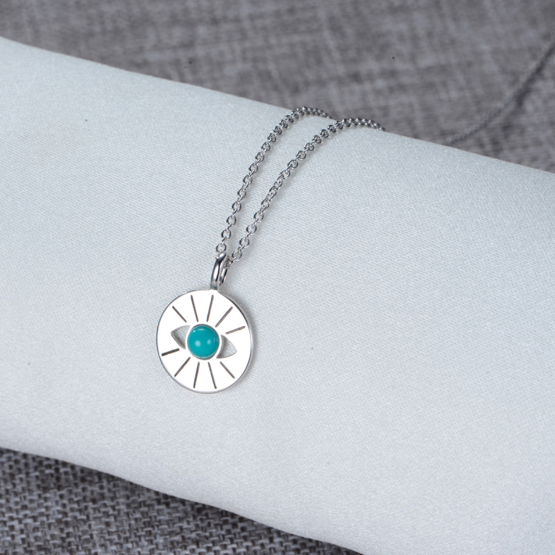 evil eye pendant necklace