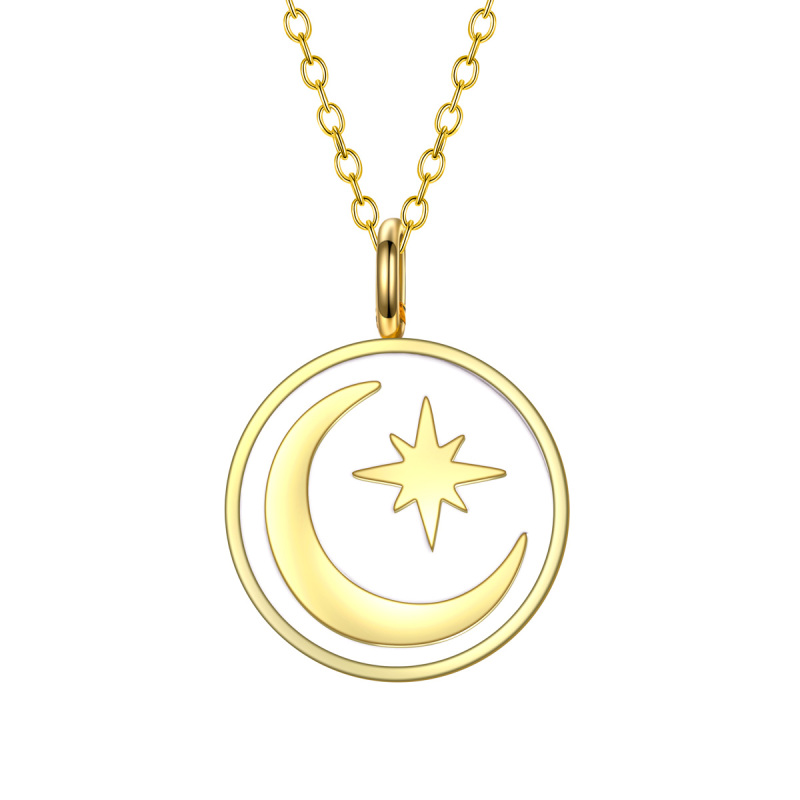 crescent pendant necklace