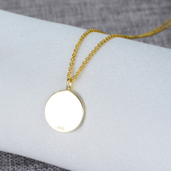 leopard coin pendant necklace