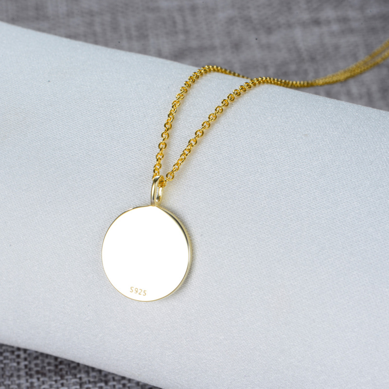 leopard coin pendant necklace
