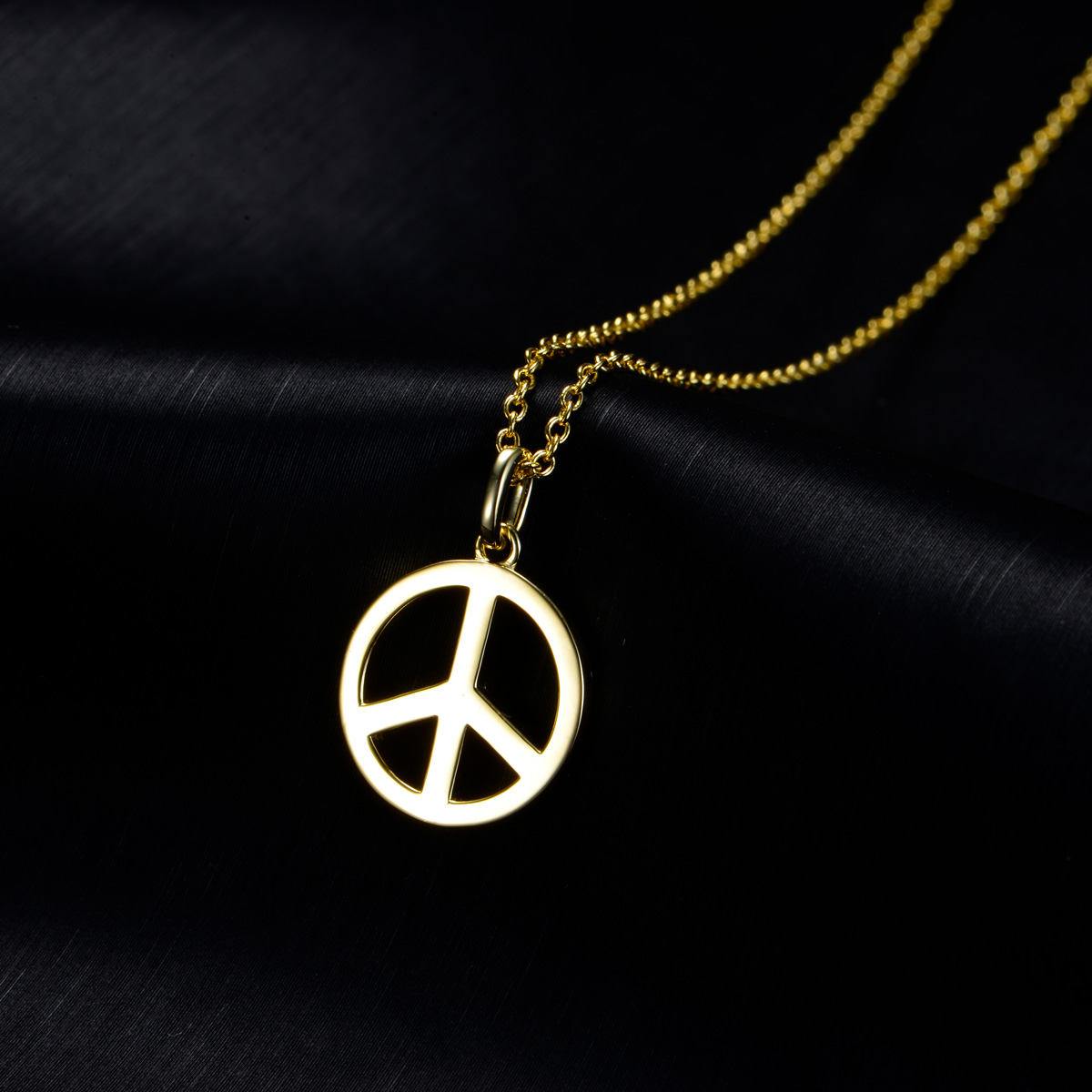 peace symbol pendant necklace