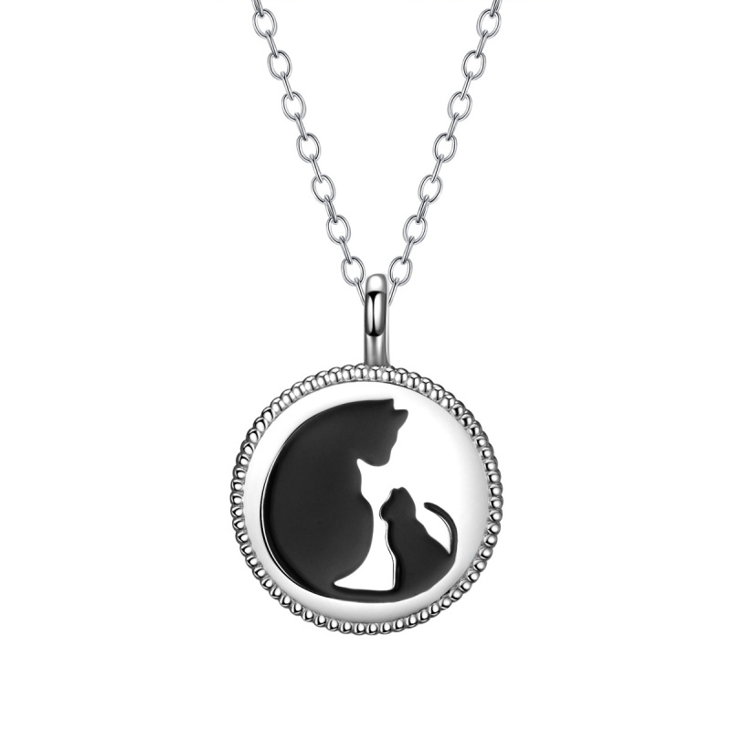 cat coin pendant necklace