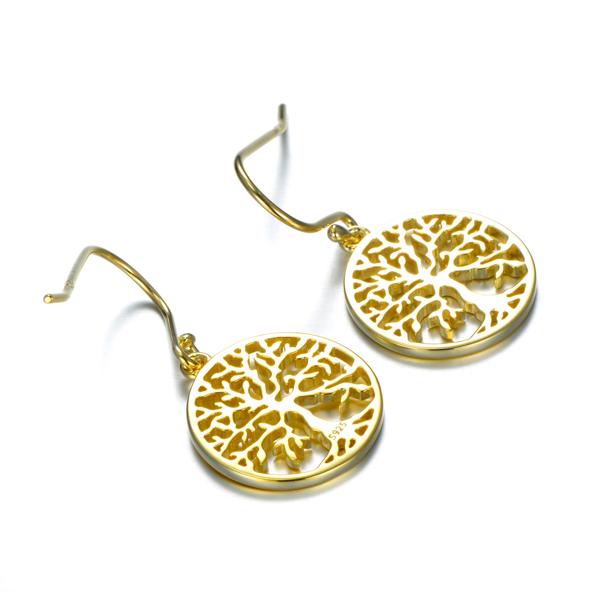 tree of life hook earrings