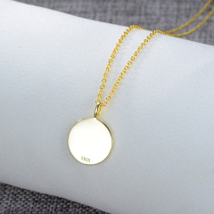 compass rose enamel pendant necklace
