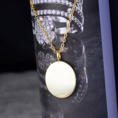 outer space star pendant necklace