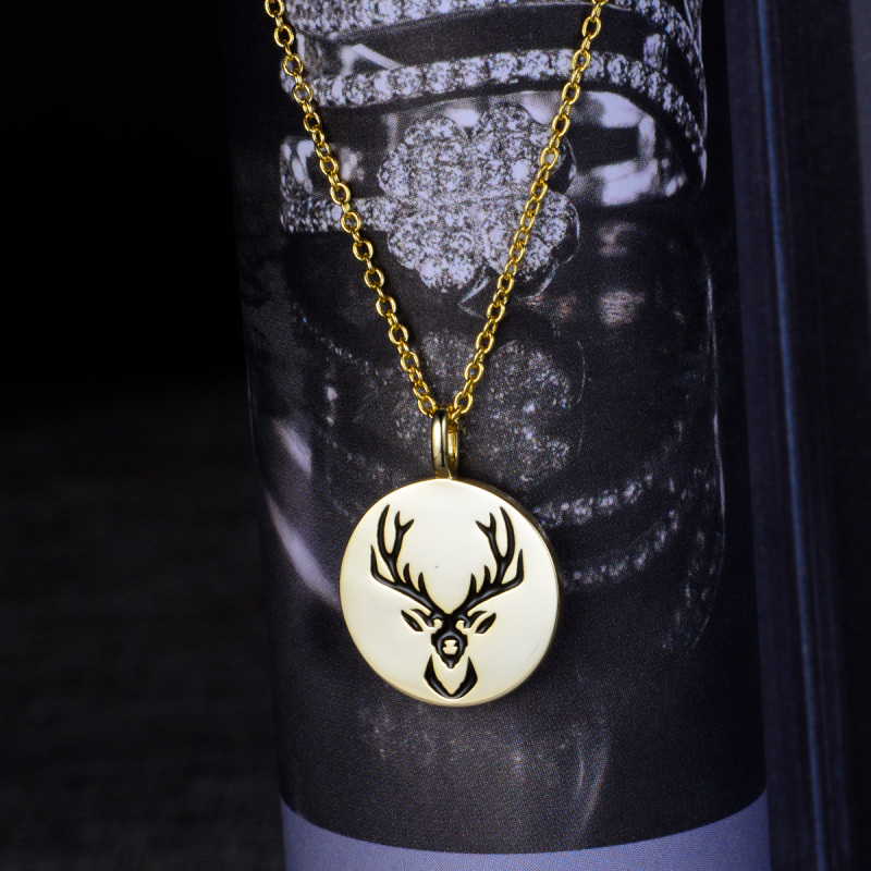 deer pendant necklace