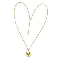 deer pendant necklace